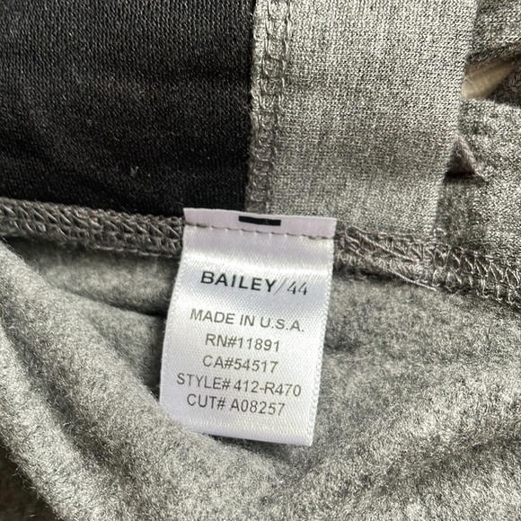 BAILEY 44 Gray Lazy Day Long-sleeve Bodycon Mini Dress Size Small - Picture 10 of 13